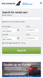 Mobile Screenshot of carrental.icelandair.com